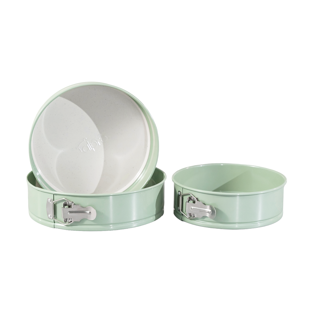 Juego de 3 moldes con clip verde